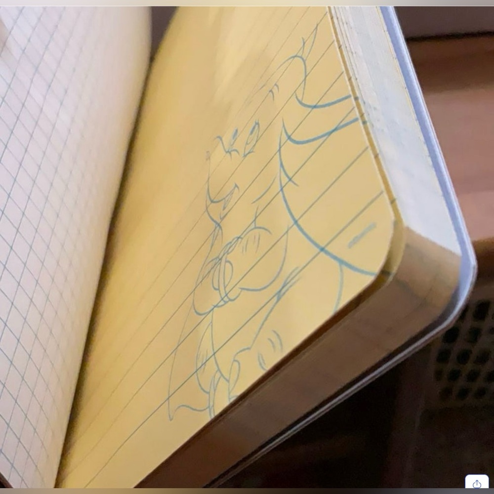 Disney: Dumbo hardcover small notebook replicate an old VHS  tape of the movie.
